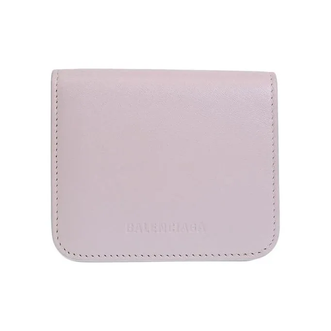 Balenciaga Leather Wallet Regular Women's Light Pink-0