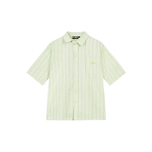 VOBA X TFBOYS 10th Anniversary Co-branded Series Shirts Men Light Green