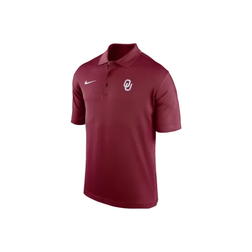 Nike Polo Shirts Men Dark Red