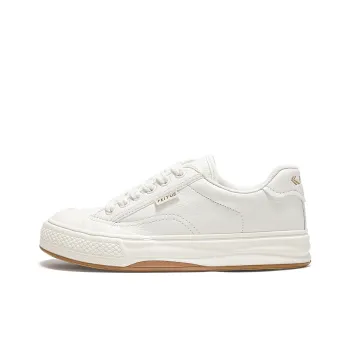 Feiyue Small White Shoes Abrasion Resistant Low Top Skateboard Shoes Women's Beige