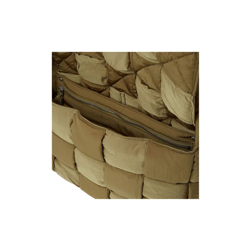 Bottega Veneta Cassette Maxi Intrecciato Mud-4
