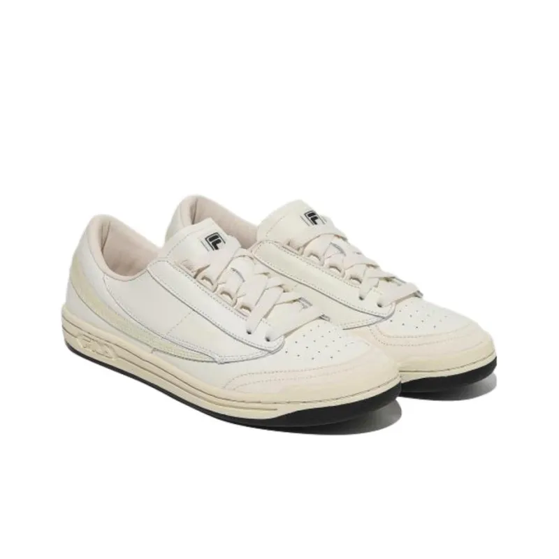 FILA Tennis 88 Anti Slip Wear Resistant Low Top Tennis Shoes Unisex Ecru-2