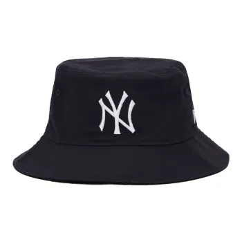 New Era Cotton Bucket Hats Unisex White