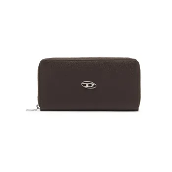 DIESEL Cow Leather Wallet Regular Men's Brown
