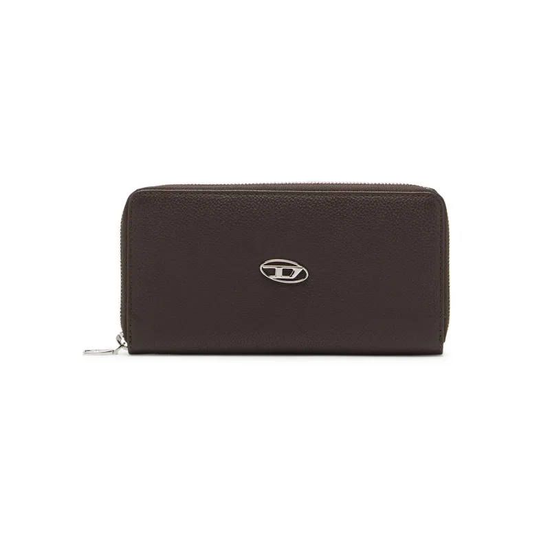 DIESEL Cow Leather Wallet Regular Men's Brown-0