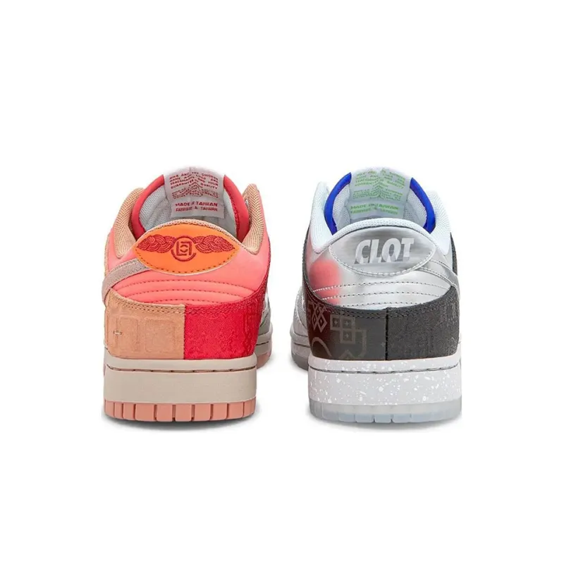 CLOT X Nike Dunk Low SP 'What The' Without Card-5