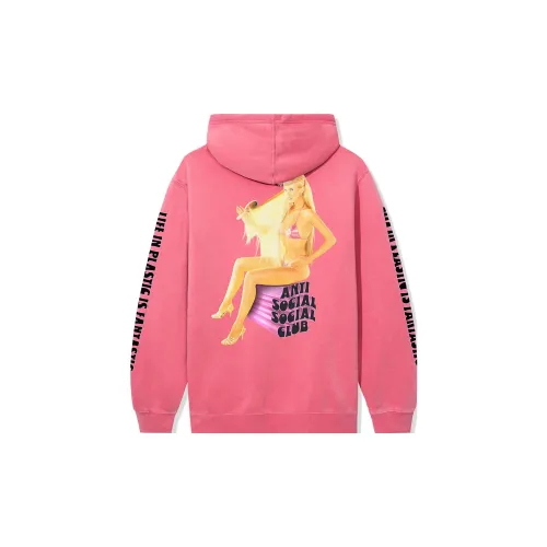 Barbie X ANTI SOCIAL SOCIAL CLUB Sweatshirts Unisex Pink