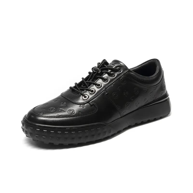 Satchi Stylish Skateboarding Shoes Men's Black-1
