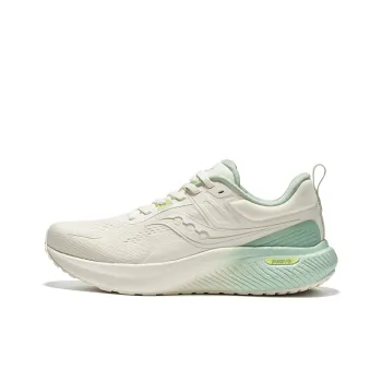 Saucony Surge 2 Cushioned Slip Resistant Low Top Marathon Running Shoes Unisex Beige Green