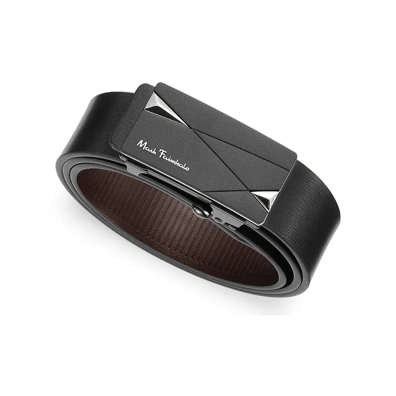 FAIRWHALE Cow Leather Belts Men's Width 3.4CM-3