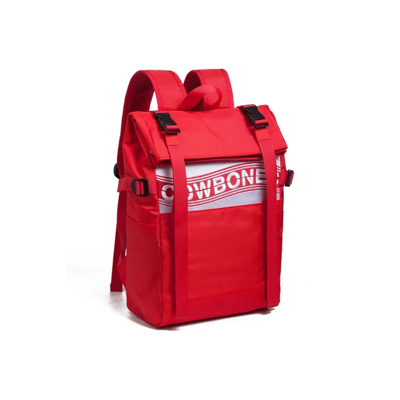 COWBONE Polyester Laptop Backpack Regular Unisex Red-1