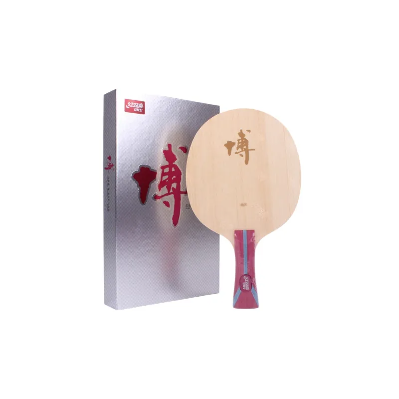DHS Ping Pong Paddles Unisex Pure Wood Yellow-0