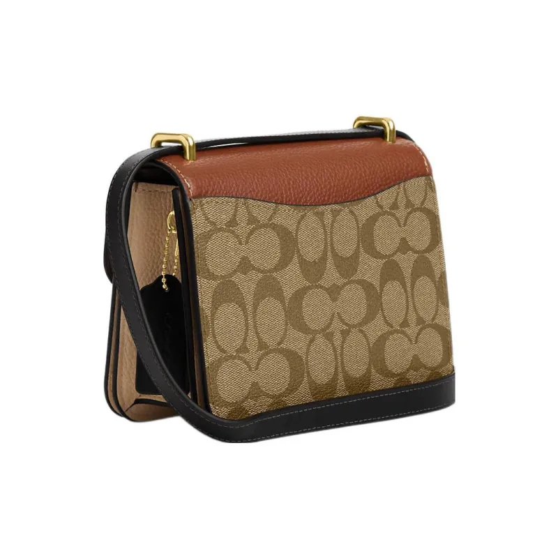 COACH Morgan 18 Square Crossbody Bag In Colorblock Signature Canvas-1