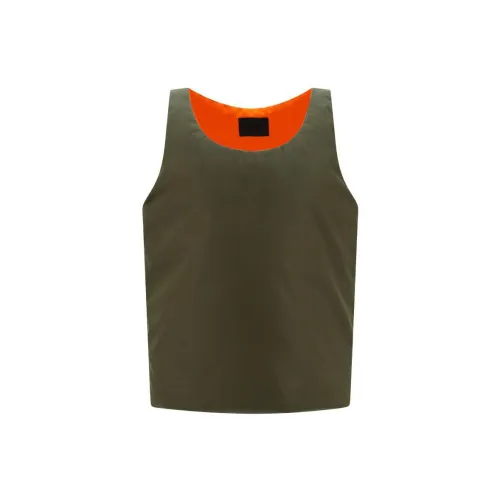 PRADA Vests Men Army Green