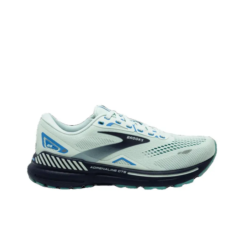 Brooks Adrenaline GTS Cushioning Wear-Resistant Low-Top Casual Running Shoes Men's Green-1