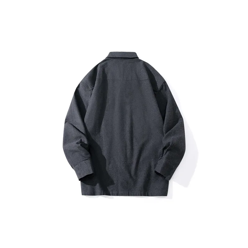 JIPIAO Shirts Unisex Dark Heather Gray-1