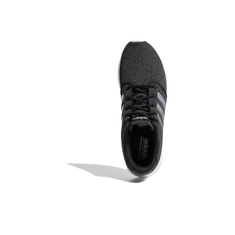 Adidas Cloudfoam QT Racer Cushioning Anti Slip And Wear Resistant Low Top Running Shoes Women's Dark Gray White-3