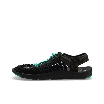 ATMOS x KEEN Uneek Slip Resistant Breathable River Trekking Shoes Men's Black Turquoise