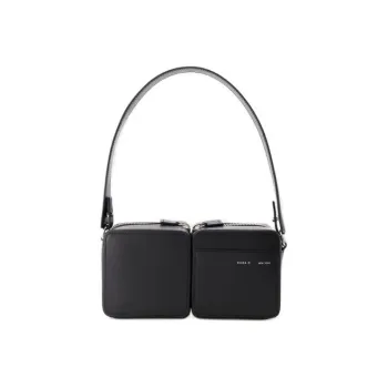 KARA Cow Leather One Shoulder Handbags Regular Women's Black