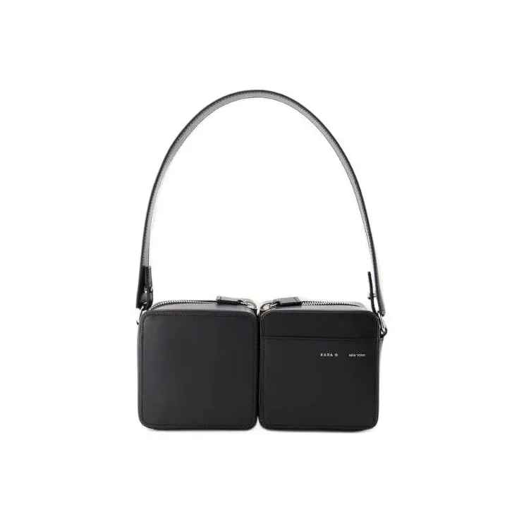 KARA Cow Leather One Shoulder Handbags Regular Women's Black-0