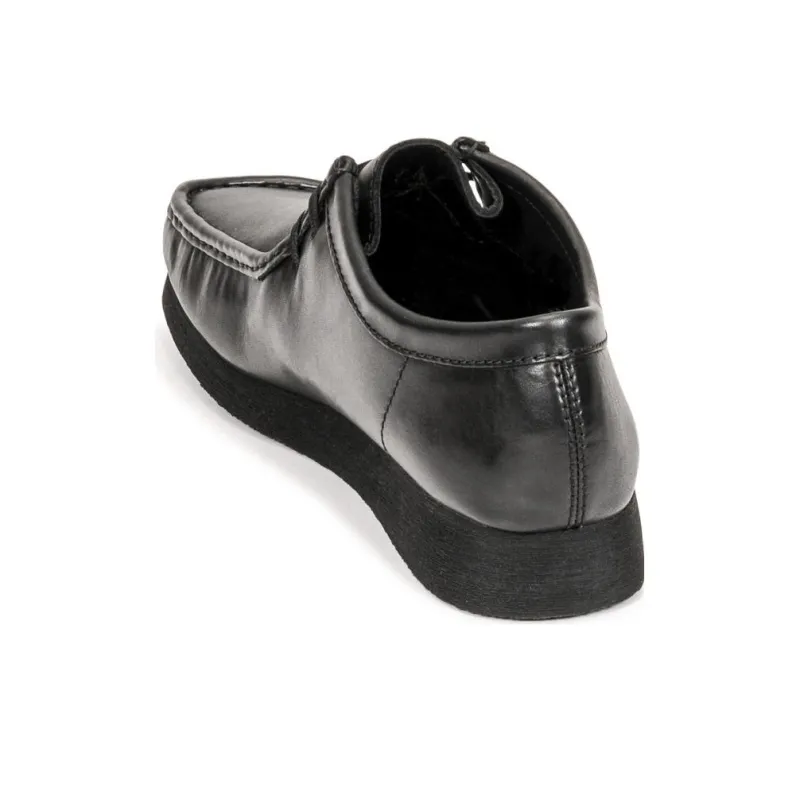 clarks Shacre Boot Black Leather-4