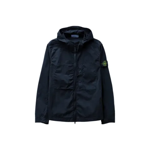 STONE ISLAND Jackets Men Blue