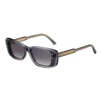 DIOR Acetate Oval Sunglasses Women's Gray