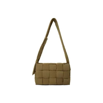 Bottega Veneta Cassette Maxi Intrecciato Mud