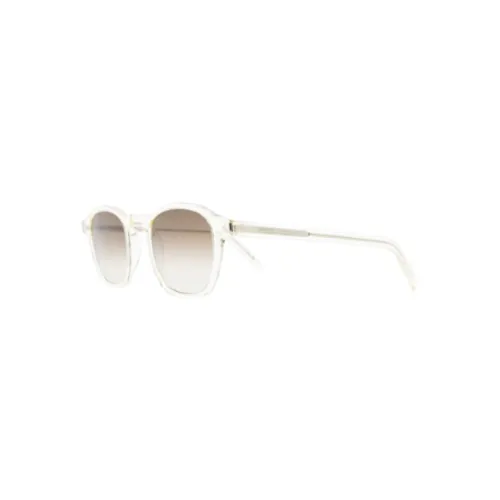 SAINT LAURENT Eyewear Tortoiseshell Round-frame Sunglasses