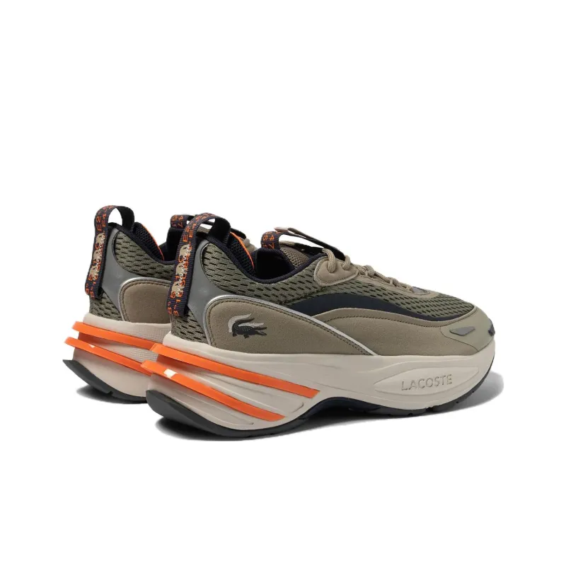 LACOSTE Low Top Casual Shoes Men's Army Green-3