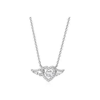KADER S925 Silver Necklaces Women's Silver White, Goddess Exclusive Box