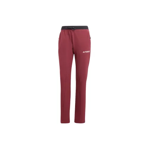 Adidas Terrex Casual Pants Women's Contour Red