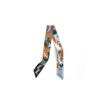 HERMES Silk Scarves Unisex Multicolor