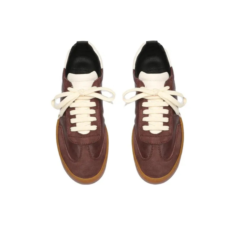 Officine Creative Kombined Low-Top Skateboard Shoes Women's Burgundy-4
