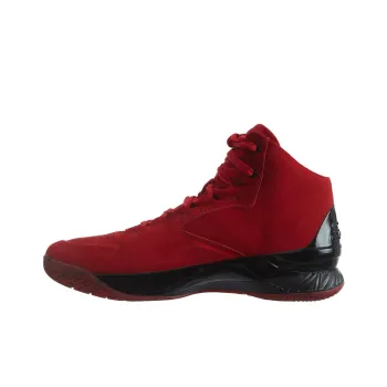 Under Armour Curry 1 Lux Mid Sde Red/Black Red