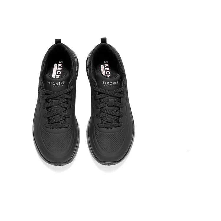 Skechers Uno Lite Cushioning Abrasion Resistant Breathable Low Top Skateboard Shoes Women's Black-2