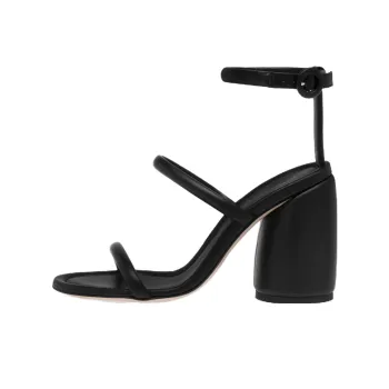 GIANVITO ROSSI Adrie One-Strap Sandals 9cm Women's Black