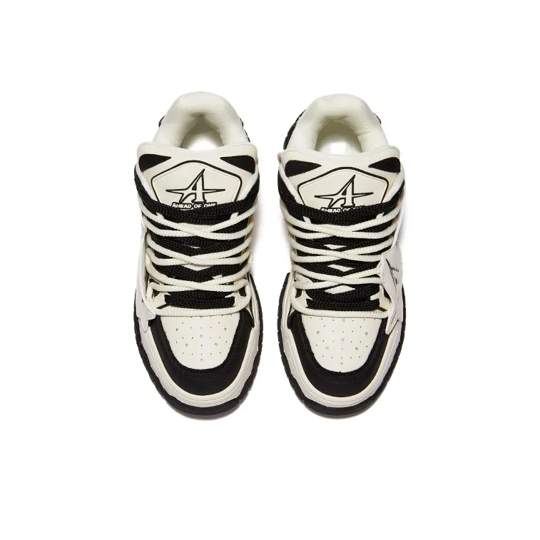 A1 Coverage Wear-Resistant Low-Top Puffy Skateboard Shoes Unisex-9