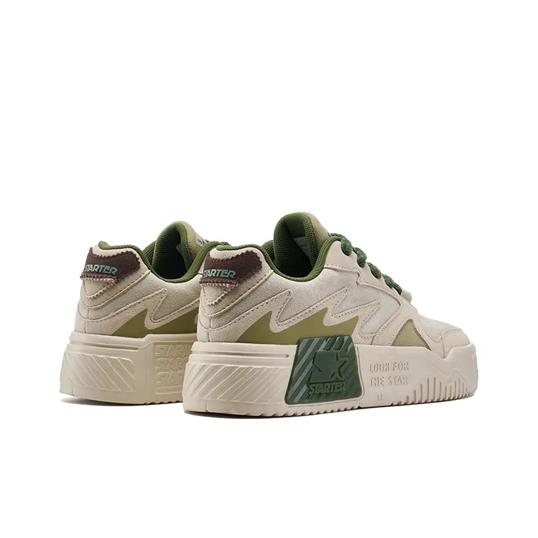 STARTER Vol Low Top Skateboard Shoes Men's Khaki Green-3