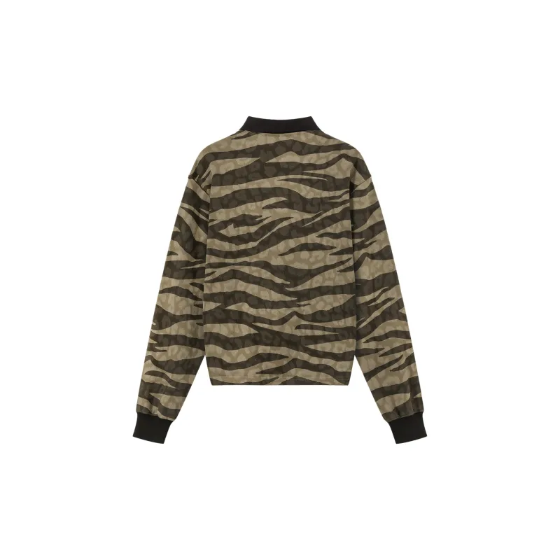 CHUU Sweatshirts Women's Mustard Green-1