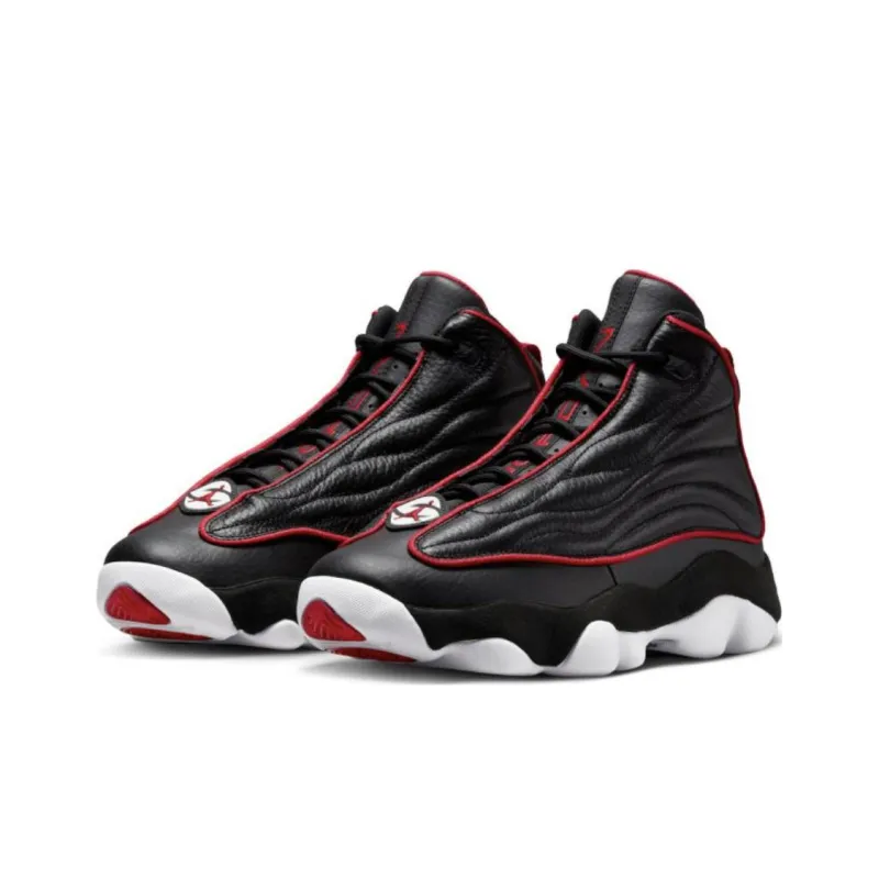 Jordan Pro Strong Black University Red-2