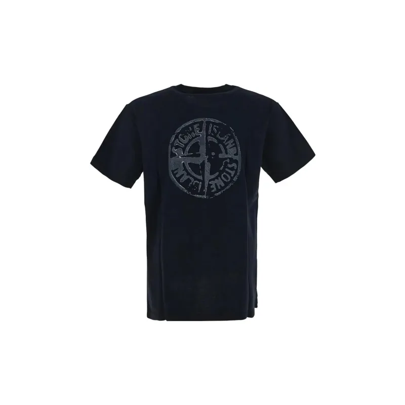 STONE ISLAND Embroidered T Shirt-1