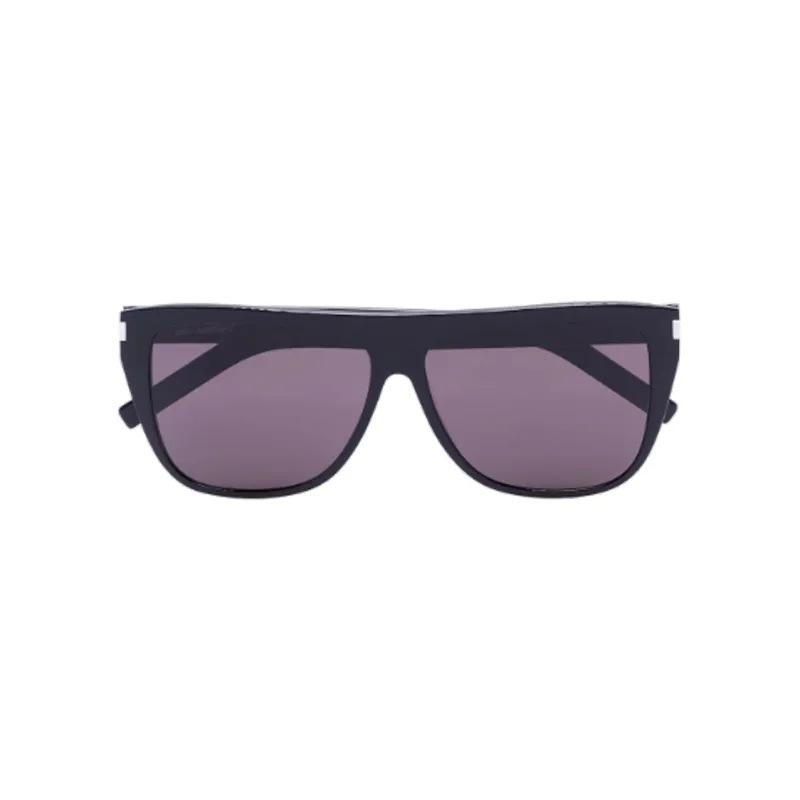 SAINT LAURENT Eyewear Black D Frame Sunglasses-1