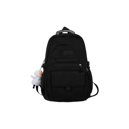 NOMK Nylon Backpack Regular Unisex Black/Gray/Red/Green/White