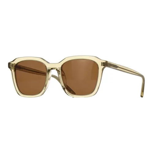 SAINT LAURENT Acetate Irregular Shape Sunglasses Men's Yellow