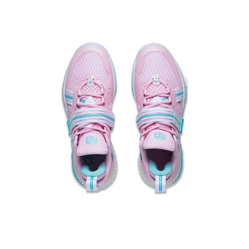 LiNing Rage Cushioning Support Low Top Basketball Shoes Men's First Pink Lotus-3
