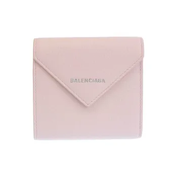 Balenciaga Leather Wallet Regular Women's Light Pink
