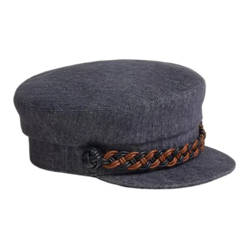 HERMES Berets Women's Dark Gray