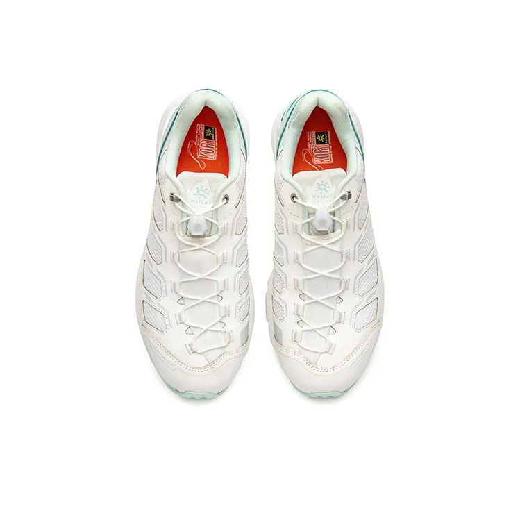 KAILAS Classic 2 Breathable Support Low-Top Vibram Lightweight Sole Running Shoes Women's White-2