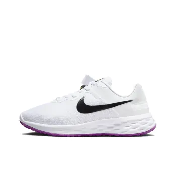 Nike Revolution 6 FlyEase Next Nature 'White Black Purple' Women's